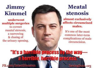 Jimmy Kimmel on Meatal Stenosis Complication of Male Circumcision